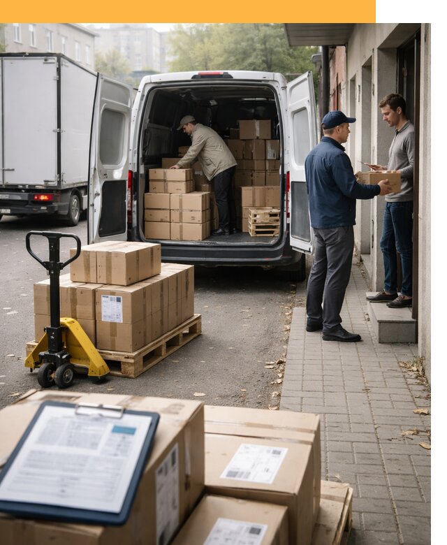 Доставка грузов от двери до двери с таможней от 46791 руб.