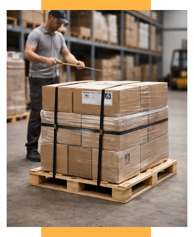 Упаковка и паллетирование грузов от 3639 р. | СетСервис-Нкб