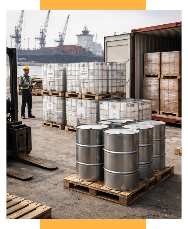 Доставка химического сырья из Индии от 259950 р. | СетСервис-Нкб