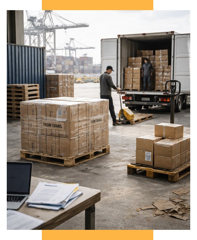 Доставка грузов из Израиля от 15597 р., логистика от СетСервис-Нкб
