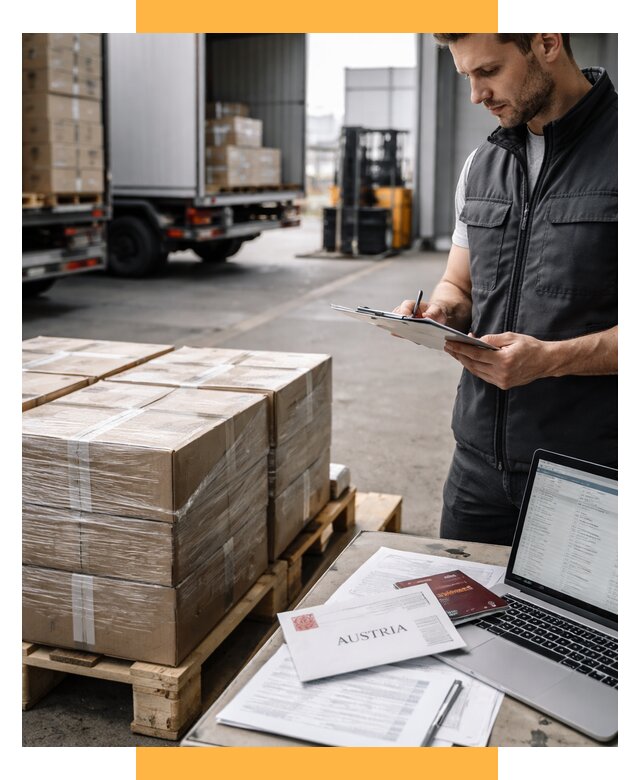 Доставка в Австрию от 67587 р. Логистика и экспорт СетСервис-Нкб