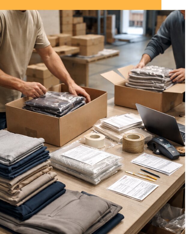 Перевозка одежды по миру от 7799 руб. с таможенным оформлением