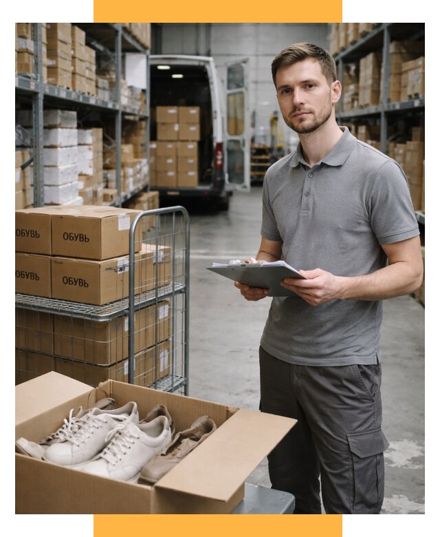 Доставка обуви из Китая и Турции от 4679 р. СетСервис-Нкб