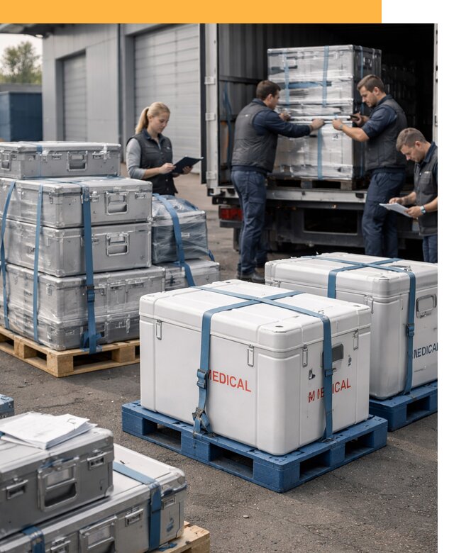 Перевозка медицинского оборудования по всему миру от 15597 руб