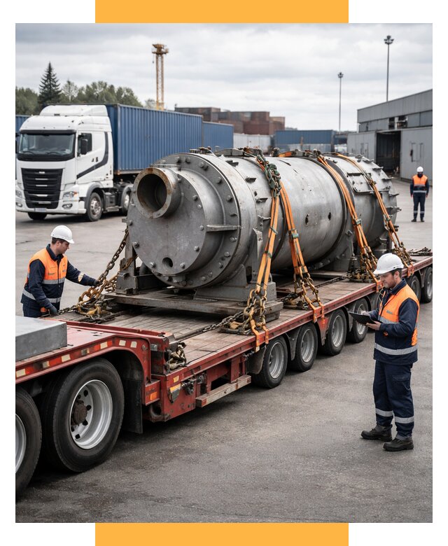 Перевозка тяжеловесных грузов под ключ от 155970 р. | СетСервис-Нкб