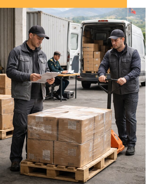 Доставка грузов через Армению, быстрая таможенная очистка от 25995