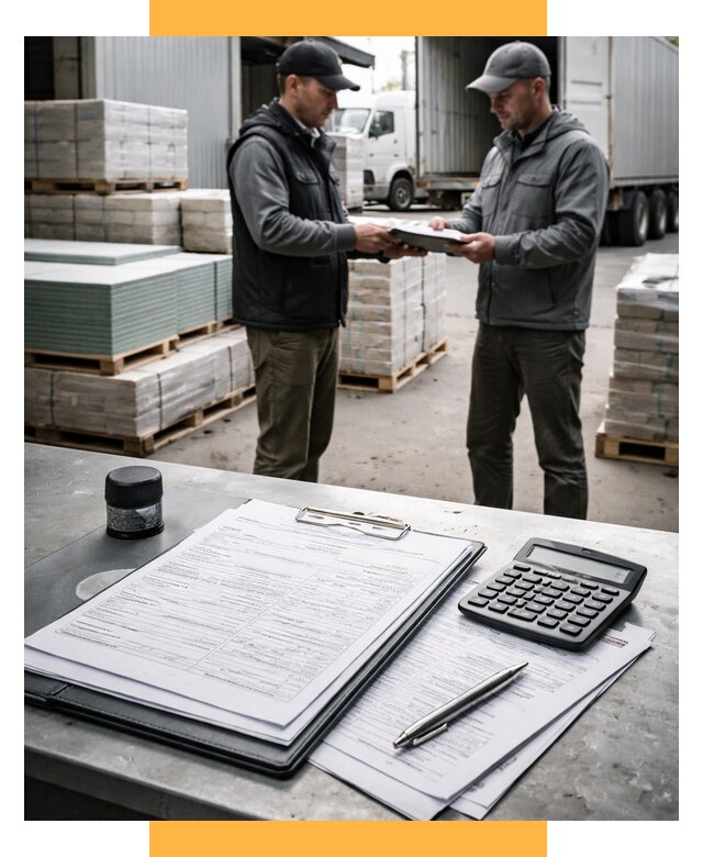 Таможенное оформление стройматериалов от 8838 р. | СетСервис-Нкб