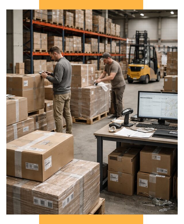 Склад консолидации в Европе от 6759 р., услуги СетСервис-Нкб