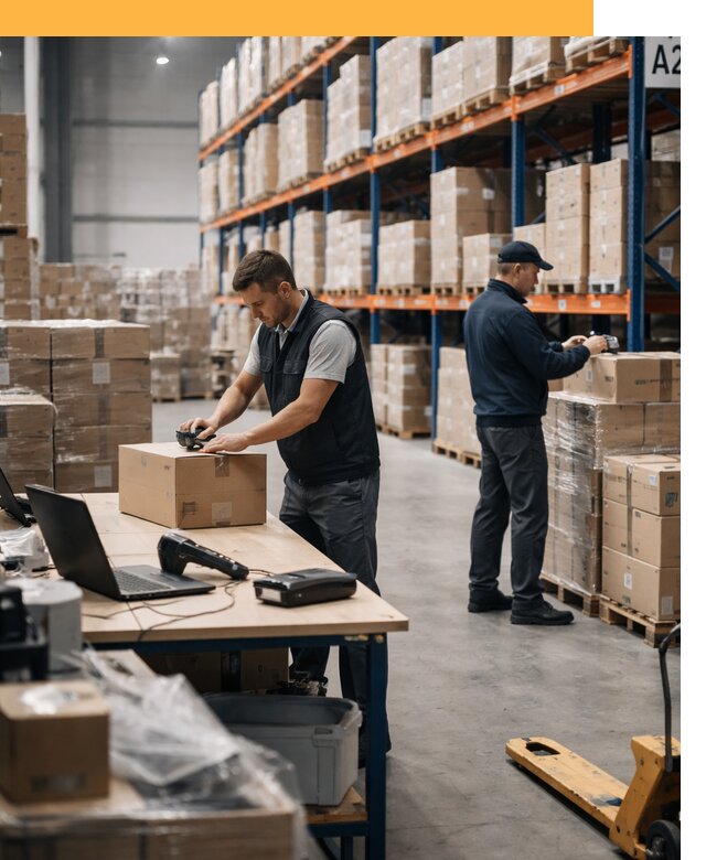 Склад консолидации в Европе: хранение, сортировка от 6759